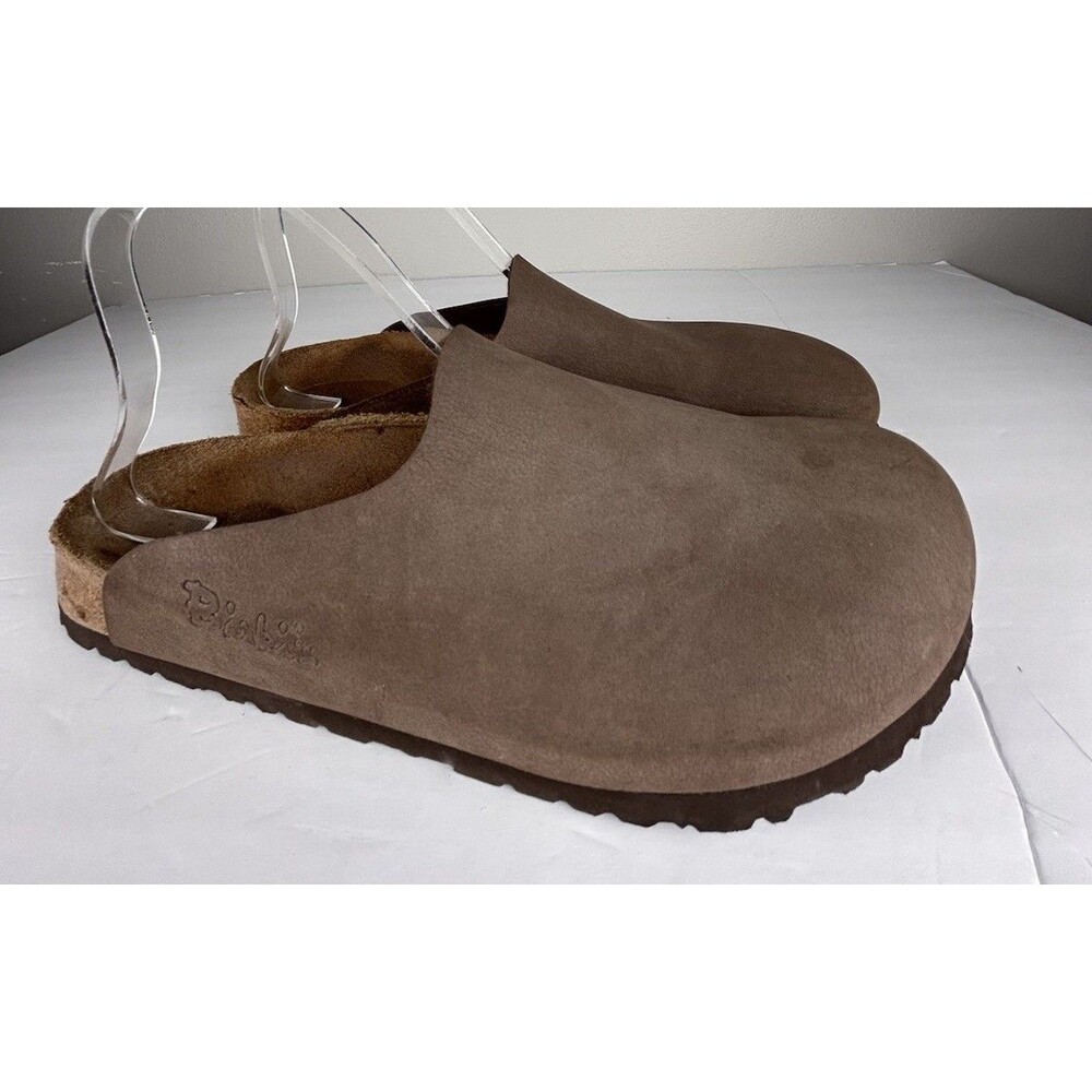 Birkis Birkenstock Amsterdam Shoes W9 M7 EU40Clogs SlipOn Closed Toe Flats Brown